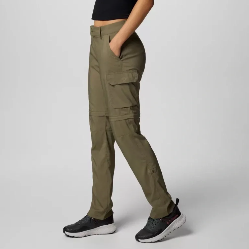 Columbia Women's Silver Ridge Utility Convertible Pants - Stone Green - Size 8 - Picture 2 of 16